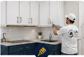 Illustrative cabinet painting activity